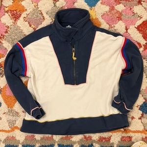 Anthropologie Pilcro Retro Quarter-Zip Pullover